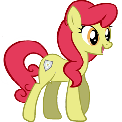 Size: 882x882 | Tagged: safe, artist:dlazerous, artist:nightmaremoons, artist:quanno3, edit, character:apple bloom, species:earth pony, species:pony, alternate cutie mark, female, mare, older, older apple bloom, simple background, solo, transparent background, vector, vector edit, wrong cutie mark