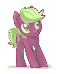 Size: 588x746 | Tagged: safe, artist:needsmoarg4, species:earth pony, species:pony, g4, berry green, female, mare, solo