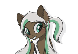 Size: 869x597 | Tagged: safe, artist:orang111, oc, oc only, oc:lynn, species:pegasus, species:pony, bust, cheek fluff, chest fluff, ear fluff, female, fluffy, hoof hold, mare, profile picture, shoulder fluff, simple background, solo, tablet pen, transparent background