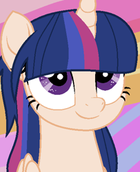 Size: 406x499 | Tagged: safe, artist:cindydreamlight, oc, oc only, oc:star sparkle, parent:flash sentry, parent:twilight sparkle, parents:flashlight, species:pony, species:unicorn, bust, female, mare, offspring, portrait, solo