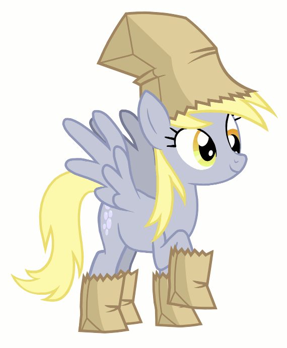 Size: 570x692 | Tagged: safe, artist:arrkhal, character:derpy hooves, species:pegasus, species:pony, animated, cute, dancing, derpabetes, derpy being derpy, female, gif, mare, paper bag wizard, paper bags, simple background, smiling, solo, vector, white background