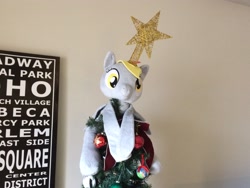 Size: 3264x2448 | Tagged: safe, artist:cyber-murph, character:derpy hooves, episode:a hearth's warming tail, g4, my little pony: friendship is magic, catasterism, christmas, christmas tree, derpy star, holiday, irl, photo, photography, tree