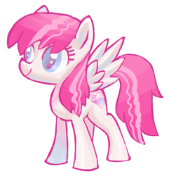 Size: 739x768 | Tagged: safe, artist:needsmoarg4, character:diamond rose, species:pegasus, species:pony, g4, colored pupils, cutie mark, female, hooves, mare, simple background, smiling, solo, spread wings, white background, wings