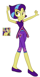 Size: 792x1512 | Tagged: safe, artist:thecheeseburger, character:rosy pearl, species:pony, species:unicorn, my little pony:equestria girls, clothing, equestria girls-ified, female, las pegasus resident, mare, simple background, smiling, solo, transparent background