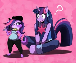 Size: 1714x1414 | Tagged: safe, artist:ss2sonic, character:twilight sparkle, species:anthro, species:unguligrade anthro, breasts, female, littlest pet shop, twilight barkle, zoe trent