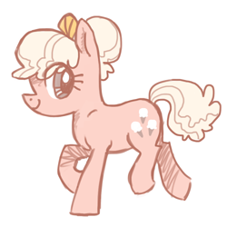 Size: 800x800 | Tagged: safe, artist:needsmoarg4, character:lickety split, species:earth pony, species:pony, g1, female, g1 to g4, generation leap, mare, simple background, smiling, solo, white background