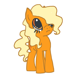 Size: 800x800 | Tagged: safe, artist:needsmoarg4, species:earth pony, species:pony, g1, female, g1 to g4, generation leap, mare, rayito, simple background, solo, white background