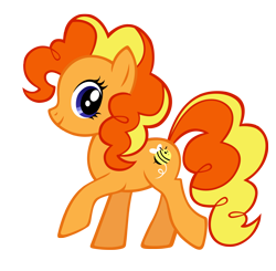 Size: 1584x1552 | Tagged: safe, artist:durpy, character:bumblesweet, character:honeybuzz, species:earth pony, species:pony, female, mare, simple background, smiling, solo, transparent background, vector