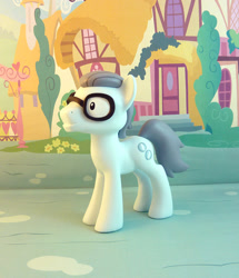 Size: 731x850 | Tagged: safe, artist:krowzivitch, character:silver shill, species:earth pony, species:pony, craft, figurine, glasses, irl, male, photo, sculpture, solo, stallion, traditional art