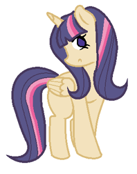Size: 312x394 | Tagged: safe, artist:cindydreamlight, oc, parent:fluttershy, parent:twilight sparkle, parents:twishy, species:alicorn, species:pony, female, filly, magical lesbian spawn, offspring, simple background, solo, white background