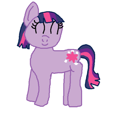 Size: 462x496 | Tagged: safe, artist:nightshadowmlp, character:twilight sparkle, species:earth pony, species:pony, g5 leak, leak, earth pony twilight, female, missing ear, simple background, solo, twilight sparkle (g5), white background
