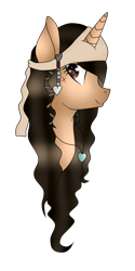 Size: 798x1600 | Tagged: safe, artist:cindydreamlight, oc, oc:lele glimmer, species:pony, bust, female, mare, portrait, simple background, solo, transparent background