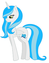 Size: 1024x1318 | Tagged: safe, artist:cindydreamlight, oc, oc:blue moon, species:alicorn, species:pony, female, mare, simple background, solo, transparent background