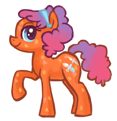 Size: 700x727 | Tagged: safe, artist:needsmoarg4, character:bright glow, g1, my little pony tales, g1 to g4, generation leap