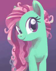 Size: 631x800 | Tagged: safe, artist:needsmoarg4, species:earth pony, species:pony, g1, female, g1 to g4, generation leap, ivy, mare, smiling, solo