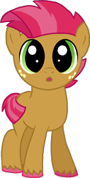 Size: 495x977 | Tagged: safe, artist:starryoak, character:babs seed, species:earth pony, species:pony, bob steed, covering, rule 63, simple background, solo, transparent background, unshorn fetlocks