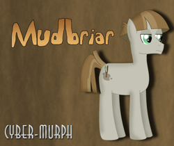 Size: 2158x1812 | Tagged: safe, artist:cyber-murph, character:mudbriar, species:earth pony, species:pony, episode:the maud couple, g4, my little pony: friendship is magic, season 8, spoiler:s08, male, signature, stallion