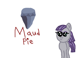 Size: 800x600 | Tagged: safe, artist:nightshadowmlp, character:maud pie, cutie mark, simple background, text, wallpaper, wrong cutie mark