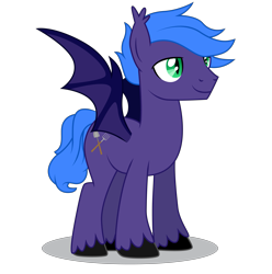Size: 2029x2048 | Tagged: safe, artist:dragonchaser123, oc, oc only, oc:shadow wing, species:bat pony, species:pony, colt, male, simple background, solo, transparent background, vector