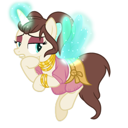 Size: 1024x1019 | Tagged: safe, artist:cindydreamlight, oc, oc:annabelle, species:pony, species:unicorn, clothing, female, magic, mare, simple background, solo, transparent background