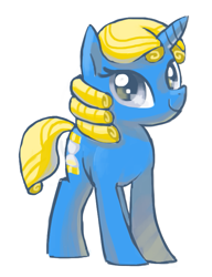Size: 613x800 | Tagged: safe, artist:needsmoarg4, character:minuette, species:pony, species:unicorn, female, mare, simple background, smiling, solo, white background