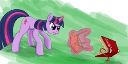 Size: 1413x706 | Tagged: safe, artist:otakuap, character:twilight sparkle, book, chair, crossover, female, harry potter, magic, mimic, solo, stool