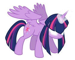 Size: 1800x1440 | Tagged: safe, artist:thecheeseburger, character:twilight sparkle, character:twilight sparkle (alicorn), species:alicorn, species:pony, alternate universe, corrupted twilight sparkle, evil, female, glowing eyes, magic, mare, simple background, solo, transparent background