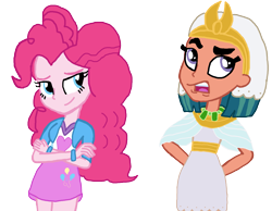 Size: 2825x2193 | Tagged: safe, artist:bigpurplemuppet99, artist:ravenwolf-bases, base used, character:pinkie pie, character:somnambula, g4, my little pony:equestria girls, equestria girls-ified, female, lesbian, pinkambula, shipping, simple background, transparent background