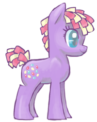 Size: 544x679 | Tagged: safe, artist:needsmoarg4, character:sprinkle stripe, species:earth pony, species:pony, female, mare, simple background, smiling, solo, white background