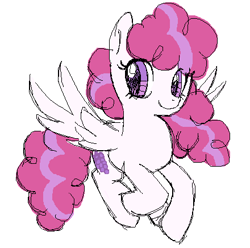 Size: 440x436 | Tagged: safe, artist:needsmoarg4, character:sugar grape, species:pegasus, species:pony, female, mare, simple background, smiling, solo, white background