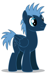Size: 3357x5200 | Tagged: safe, artist:dragonchaser123, character:star hunter, species:pegasus, species:pony, episode:pinkie pride, g4, my little pony: friendship is magic, absurd resolution, background pony, male, simple background, smiling, solo, stallion, transparent background, vector