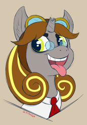 Size: 1024x1477 | Tagged: safe, artist:stepandy, oc, oc only, species:pony, tongue out