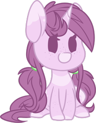 Size: 1280x1637 | Tagged: safe, artist:mulberrytarthorse, oc, oc:mulberry tart, species:pony, species:unicorn, female, mare, simple background, solo, transparent background