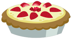 Size: 4613x2510 | Tagged: safe, artist:dragonchaser123, episode:secrets and pies, g4, my little pony: friendship is magic, food, no pony, pie, resource, simple background, strawberry, strawberry pie, transparent background, vector