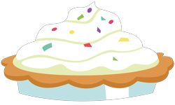 Size: 3425x2058 | Tagged: safe, artist:dragonchaser123, episode:secrets and pies, g4, my little pony: friendship is magic, cream, food, no pony, pie, resource, simple background, transparent background, vector