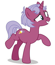 Size: 4304x5072 | Tagged: safe, artist:dragonchaser123, character:raspberry sorbet, species:pony, species:unicorn, episode:once upon a zeppelin, g4, my little pony: friendship is magic, absurd resolution, background pony, female, mare, raised hoof, sheepish grin, short hair, simple background, solo, transparent background, vector
