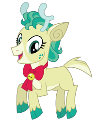 Size: 4000x5000 | Tagged: safe, artist:dragonchaser123, character:alice, species:deer, species:pony, species:reindeer, episode:best gift ever, g4, my little pony: friendship is magic, absurd resolution, cloven hooves, colored hooves, female, freckles, open mouth, simple background, solo, transparent background, vector