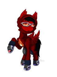 Size: 4677x6299 | Tagged: safe, artist:cafecomponeis, oc, oc only, oc:kervin, species:pegasus, species:pony, absurd resolution, requested art, simple background, solo