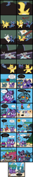 Size: 2000x10738 | Tagged: safe, artist:magerblutooth, character:diamond tiara, oc, oc:dazzle, oc:il, oc:peal, comic:diamond and dazzle, angry sun, banjo kazooie, cat, catified, comic, fat, imp, lakitu, large butt, mario, megaman, mouse, mouse hole, palossand, pillow, poison mushroom, sandcastle, species swap, spikes, splash woman, undertale, video game, weight gain, woshua