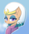 Size: 996x1165 | Tagged: safe, artist:puetsua, character:somnambula, species:pegasus, species:pony, g4, clothing, female, lidded eyes, looking at you, mare, scarf, smiling, solo