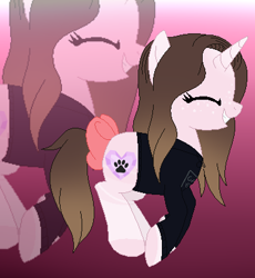 Size: 375x407 | Tagged: safe, artist:cindydreamlight, oc, oc:cindy, species:pony, species:unicorn, bow, clothing, female, mare, paw prints, pronking, solo, sweater, tail bow, zoom layer
