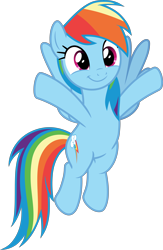 Size: 3646x5606 | Tagged: safe, artist:pink1ejack, character:rainbow dash, species:pegasus, species:pony, episode:the end in friend, g4, my little pony: friendship is magic, absurd resolution, cute, dashabetes, female, flying, hooves in air, simple background, smiling, solo, transparent background, vector