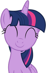Size: 4058x6427 | Tagged: safe, artist:pink1ejack, character:twilight sparkle, character:twilight sparkle (alicorn), species:alicorn, species:pony, episode:friendship university, g4, my little pony: friendship is magic, absurd resolution, cute, eyes closed, female, simple background, smiling, transparent background, twiabetes, vector