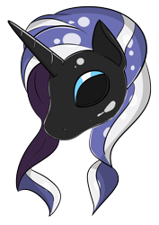 Size: 1028x1454 | Tagged: safe, artist:skyspeardraw, character:nightmare rarity, character:rarity, species:pony, latex, mask, rubber