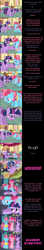 Size: 2000x11291 | Tagged: safe, artist:mlp-silver-quill, character:cup cake, character:pinkie pie, character:twilight sparkle, character:twilight sparkle (alicorn), species:alicorn, species:pony, comic:pinkie pie says goodnight, comic, high res, party cave, ponyville, sugarcube corner