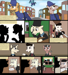 Size: 4375x4831 | Tagged: safe, artist:mr100dragon100, species:pony, comic, dr jekyll and mr hyde