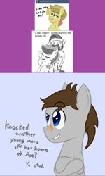 Size: 1280x2127 | Tagged: safe, artist:ask-the-ace, artist:asktheappletwins, artist:phoenixswift, character:apple strudely, oc, oc:fuselight, species:pony, ace, ace point, apple family member