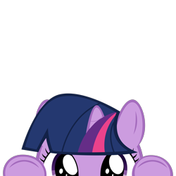 Size: 10000x10000 | Tagged: safe, artist:mrkat7214, part of a set, character:twilight sparkle, character:twilight sparkle (unicorn), species:pony, species:unicorn, absurd resolution, book, cute, female, filly, filly twilight sparkle, peekaboo, peeking, simple background, solo, soon, that pony sure does love books, transparent background, twiabetes, younger