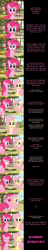 Size: 2000x10400 | Tagged: safe, artist:mlp-silver-quill, character:fluttershy, character:pinkie pie, species:earth pony, species:pegasus, species:pony, comic:pinkie pie says goodnight, comic, dialogue, duo, female, hug, looking at you, mare, ponyville, starry eyes, surprised, talking to viewer, wingding eyes