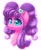 Size: 1376x1671 | Tagged: safe, artist:puetsua, character:petunia petals, species:earth pony, species:pony, friendship is magic: rainbow roadtrip, g4, my little pony: friendship is magic, cute, female, flower, flower in hair, mare, petalbetes, smiling, solo
